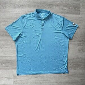 Johnnie-O Performance Polo Shirt 2025 RYDER CUP Blue Striped Golf Men's Size XXL